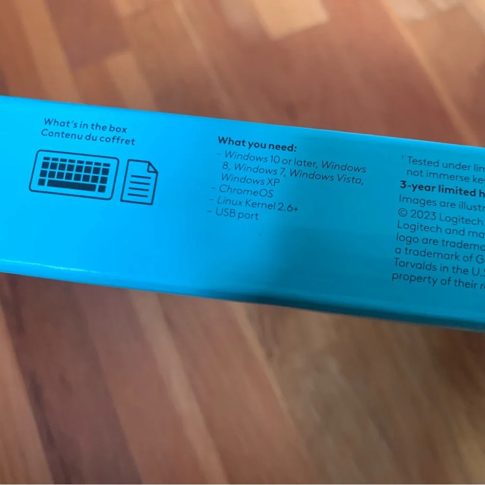 Logitech K120 Keyboard Wired Keyboard Open Box